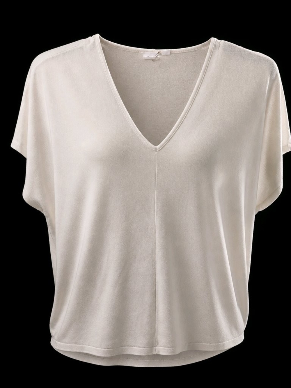 GAP Cream V-Neck Short Sleeve Dolman Top